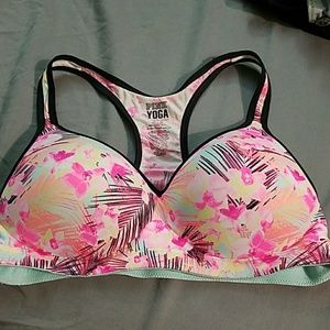 Pink Yoga Sports Bra